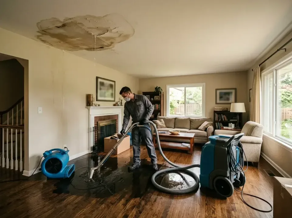 attic-pipe-burst-ceiling-drip-008 — frequently asked questions, Water Damage Restoration & Carpet Care in Dayton, OR